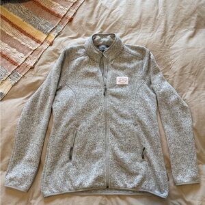 Gray Full-Zip Jacket